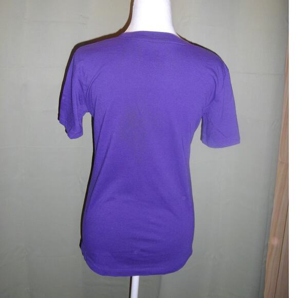 Mardi Gras Gator Decal Round Neck Short Sleeve T-shirt L - Picture 2 of 3